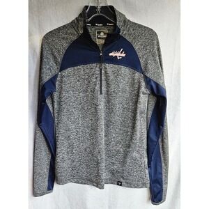 Fanatics NHL 1/4 Zip Pullover Washington Capitals Small Performance Shirt Slits